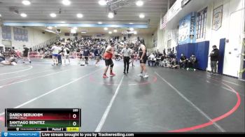 285 lbs Champ. Round 2 - Santiago Benitez, Villa Park vs Daren Berukhim, Beverly Hills
