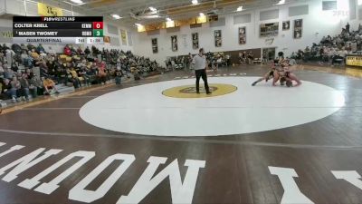 215 lbs Quarterfinal - Masen Twomey, Rocky Mountain vs Colter Krell, Kemmerer