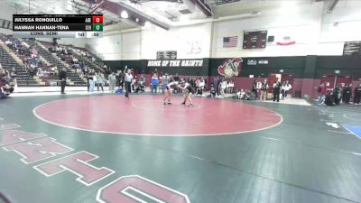 120 lbs Cons. Semi - Hannah Hannan-Tena, Serrano vs Julyssa Ronquillo, Adelanto