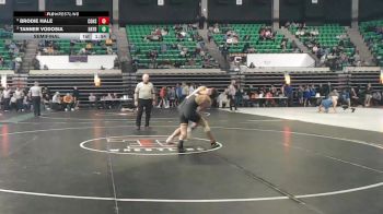 5A 150 lbs Semifinal - Tanner Vodosia, Hayden vs Brodie Hale, Corner