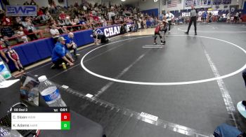 43 lbs Rr Rnd 3 - Caden Sloan, Morrison Takedown Club vs Kaizer Adams, Harrah Little League Wrestling