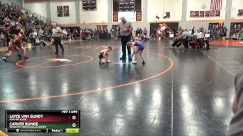 PW-9 lbs Semifinal - Jayce Van Gundy, USA MAT CLUB vs Carver Runge, Hawkeye Wrestling Academy