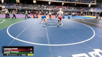 5A 190 lbs Semifinal - Karson Tompkins, Midlothian vs Jackson Dubree, Lucas Lovejoy