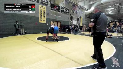 185 lbs Cons. Round 5 - Luis Lopez Ayon, Pioneer vs Adonis Mendoza, Gaxiola Wrestling
