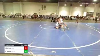 98 lbs Quarterfinal - Isaac Conner, War Hammer vs Steven Robles, Roughriders