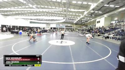 197 lbs Semifinal - Josh Negron, Castleton vs Nick Woodruff, Pennsylvania College Of Technology