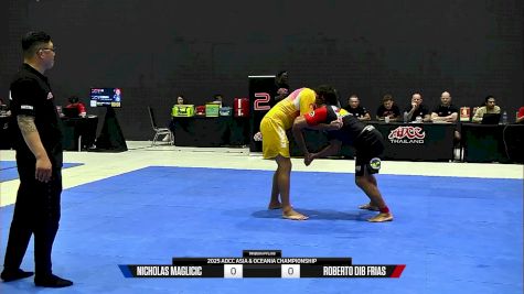 ROBERTO DIB FRIAS vs NICHOLAS MAGLICIC 2025 ADCC Asia & Oceania Championship