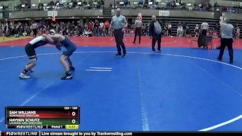 120 lbs Cons. Round 3 - Hayden Schutz, LaCrosse Area Wrestlers vs Sam Williams, Nononsense Wrestling