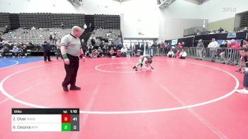 81 lbs Rr Rnd 11 - Zavier Olver, Mat Assassins White vs Geno Carpino, Revival Green