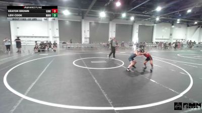 61 lbs 3rd Place - Keaton Brown, Gomez Brs Gr Ac vs Levi Cook, Manu WC
