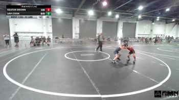 61 lbs 3rd Place - Keaton Brown, Gomez Brs Gr Ac vs Levi Cook, Manu WC