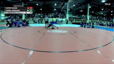 113 lbs Champ. Round 1 - Jaiven Tagama, Shadow Ridge vs Daniel Agredano, Reed