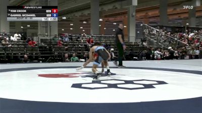65 lbs Champ. Round 1 - Tom Crook, Southeast RTC/ Titan Mercury Wrestling Club (TMWC) vs Gabriel McDaniel, Georgia