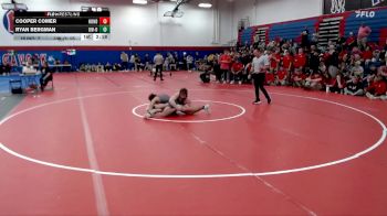 165 lbs Finals (2 Team) - Cooper Comer, Huntingdon vs Ryan Bergman, Wisconsin-Oshkosh
