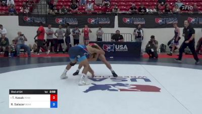 65 kg Rnd Of 64 - Tyler Kasak, Pennsylvania vs Ramon Salazar, Bear Cave Wrestling Club