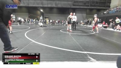 150 lbs Cons. Round 3 - Wakefield Fincham, Beloit vs Emiliano Bustos, Maize Wrestling Club