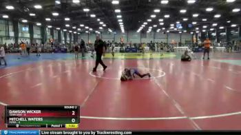 52 lbs Round 2 - Mitchell Waters, POWA vs Dawson Wicker, Team Ohio