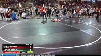 71 lbs Quarterfinal - Lawson Arrieta, Fort Lupton Metro Wrestling Club vs Lyncoln Morris, Colorado