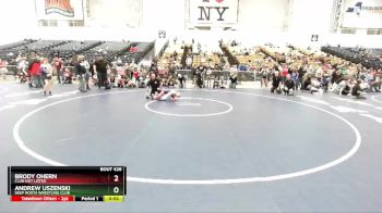 75 lbs Cons. Round 5 - Brody OHern, Club Not Listed vs Andrew Uszenski, Deep Roots Wrestling Club