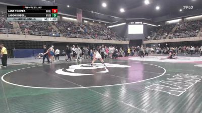 136 lbs Quarterfinal - Jase Tropea, Woolwich Township vs Jason Isbell, Wysox