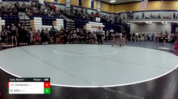 110 lbs. Cons. Round 7 - Hannah Henderson, Lafayette (Wildwood) vs Mariah Mills, Matanzas