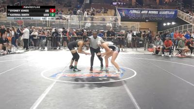 130 lbs Cons. Round 1 - Katrina Smith, Davenport vs Sydney Jones, Jensen Beach