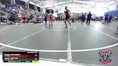 165 lbs Quarterfinal - Eddie Shevlin, Columbus WO vs David Hathaway, Jayhawk