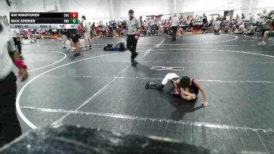 44 lbs Finals (2 Team) - Nick Steiner, RWA vs Kai Kingfisher, Storm Wrestling Center