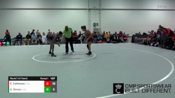 106 lbs Round 1 (4 Team) - Eli Hattaway, Scarlet Knights vs Kyan Simon, Stronghold