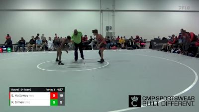 106 lbs Round 1 (4 Team) - Eli Hattaway, Scarlet Knights vs Kyan Simon, Stronghold