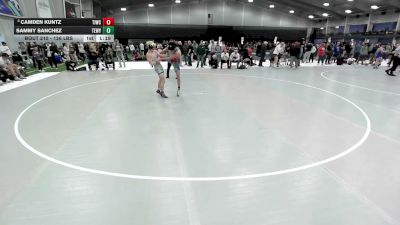126 lbs Champ. Rd Of 32 - Camden Kuntz, Team Idaho Wrestling Club vs Sammy Sanchez, Team Wyoming