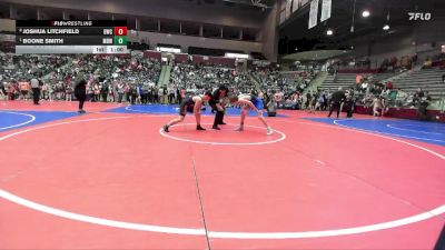 132 lbs Quarterfinal - Boone Smith, Mighty Bluebirds Wrestling vs Joshua Litchfield, Battlefield Wrestling Club