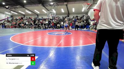 126 lbs Round Of 16 - Lily Turgeon, Bixby HS Girls vs Nicole Mcclennan, Broken Arrow Girls