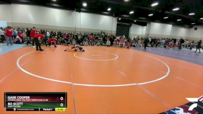 68-69 lbs Round 1 - Gage Cooper, Fitness Fight Factory Wrestling Club vs Bo Scott, Unattached