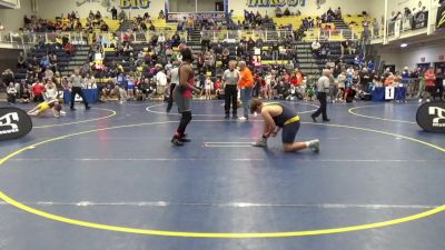 250 lbs Quarterfinal - Jayden Beckley, Elite Wrestling vs Jonah Fierle, Norwin