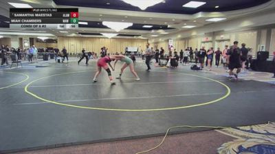 123 lbs Consi Of 8 #2 - Samantha Maestas, Alamosa vs Miah Chambers, MAW Wrestling Academy