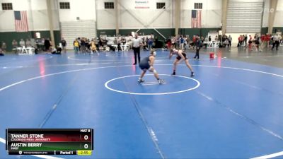 125 lbs Cons. Round 6 - Tanner Stone, Colorado Mesa University vs Austin Berry, Mary