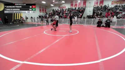 100 lbs Champ. Round 1 - Evelyn Montes, South El Monte vs Jackeline Pinzon, Rio Mesa