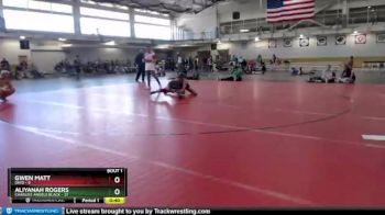 117 lbs Round 1 (4 Team) - Gwen Matt, Ohio vs Aliyanah Rogers, Charlies Angels Black