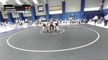 197 lbs Cons. Round 2 - Joseph King, Thiel vs Jacob Jiminez, Averett