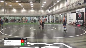 101 lbs Prelims - Logan Rodgers, Indy All Stars vs Patrick Flowers, Super Chargers