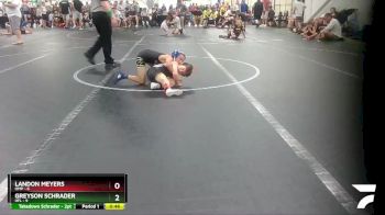 52 lbs Round 2 (8 Team) - Landon Meyers, OMP vs Greyson Schrader, HFL