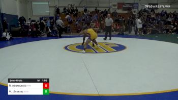 160 lbs Semifinal - Randy Aberouette, Archbishop Riordan vs Marcos Jimenez, Evergreen Valley