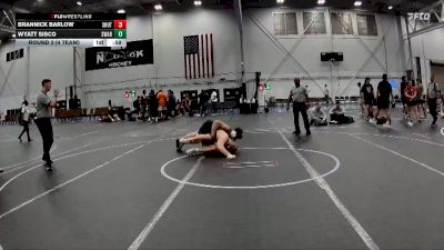 215 lbs Round 3 (4 Team) - Brannick Barlow, Team Shutt Garnett Trained vs Wyatt Sisco, Savage WA Black