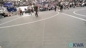 43/46 lbs Rr Rnd 2 - Ember Shelton, Team Tulsa Wrestling Club vs Aspen Shelton (46), Team Tulsa Wrestling Club