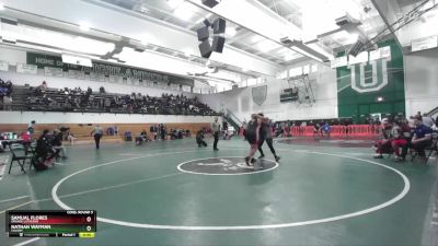 285 lbs Cons. Round 5 - Samual Flores, Orange Lutheran vs Nathan Wayman, Colony