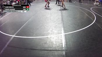 160 lbs Cons. Round 2 - Eddie Rusher, Chase County Wrestling Club vs Lane Welch, Medicine Valley Wrestling Club