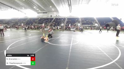 120 lbs Quarterfinal - Noah Granados, Silverback WC vs William Theofanopoulos, Legends Of Gold Las Vegas