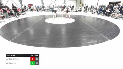 197 lbs Round Of 16 - Aris Dashiell, Wesleyan vs Anders Klass, Trinity