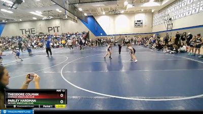 63 lbs Quarterfinal - Parley Hardman, Victory Wrestling Club vs Theodore Colman, Charger Wrestling Club